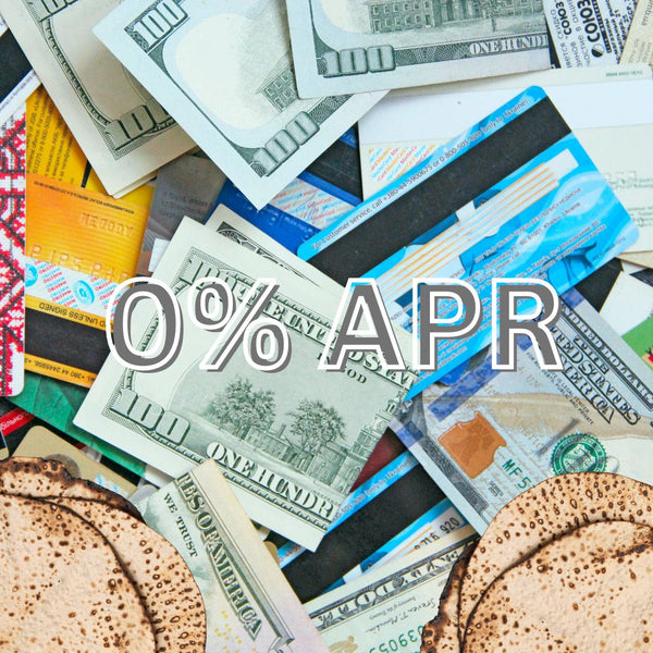 Prepare For Pesach With A 0% APR Credit Card