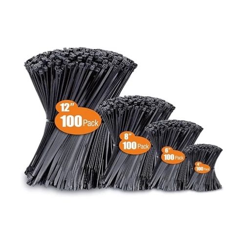 Set Of 400 Assorted Zip Ties Sizes