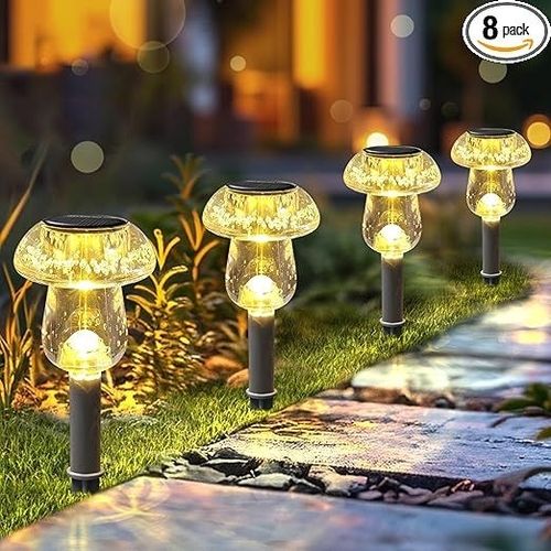 8 Pack Solar Pathway Light