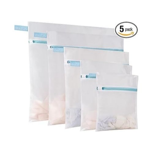 5-Pack Premium Soft Fine Mesh Laundry Bags