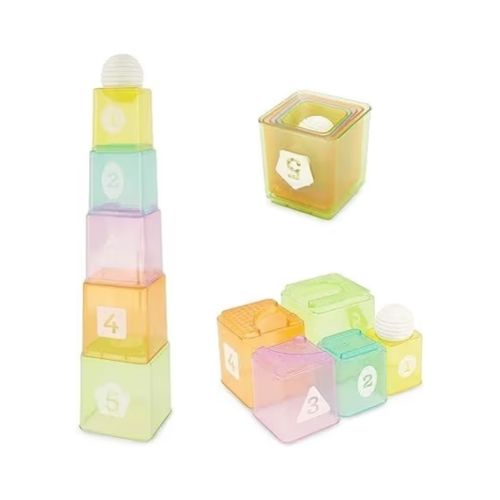 Infantino Multicolor 6 Piece Cups & Ball Learning Set
