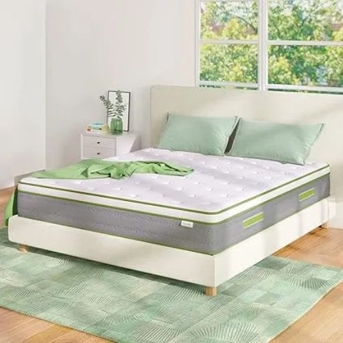 Novilla 10″ Hybrid Pillow Top Twin Mattress