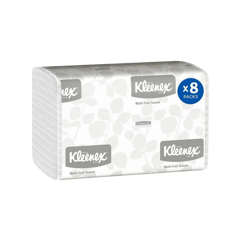 1,200 Sheets - Kleenex Multifold Hand Paper Towels, Soft & Absorbent