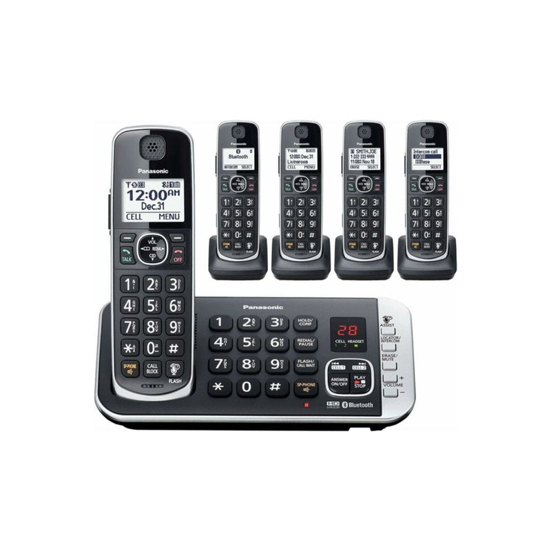 Panasonic Cordless Phone, 5 Handsets