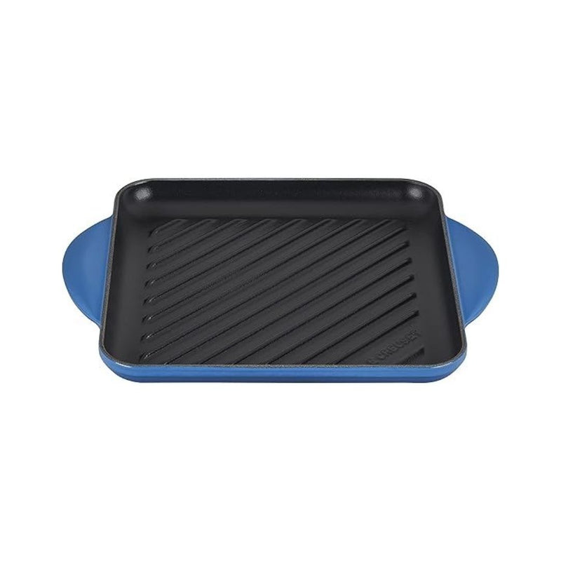 Le Creuset Enamaled Cast Iron Square Grill, 9.5″
