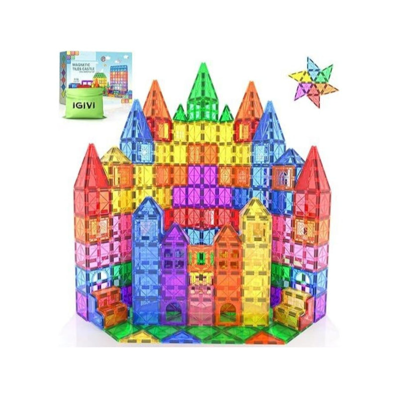 118-Pieces Magnetic Tiles