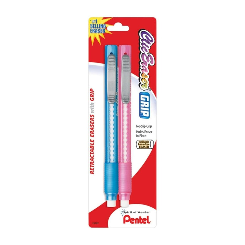 Pack Of 2 Pentel Clic Erasers