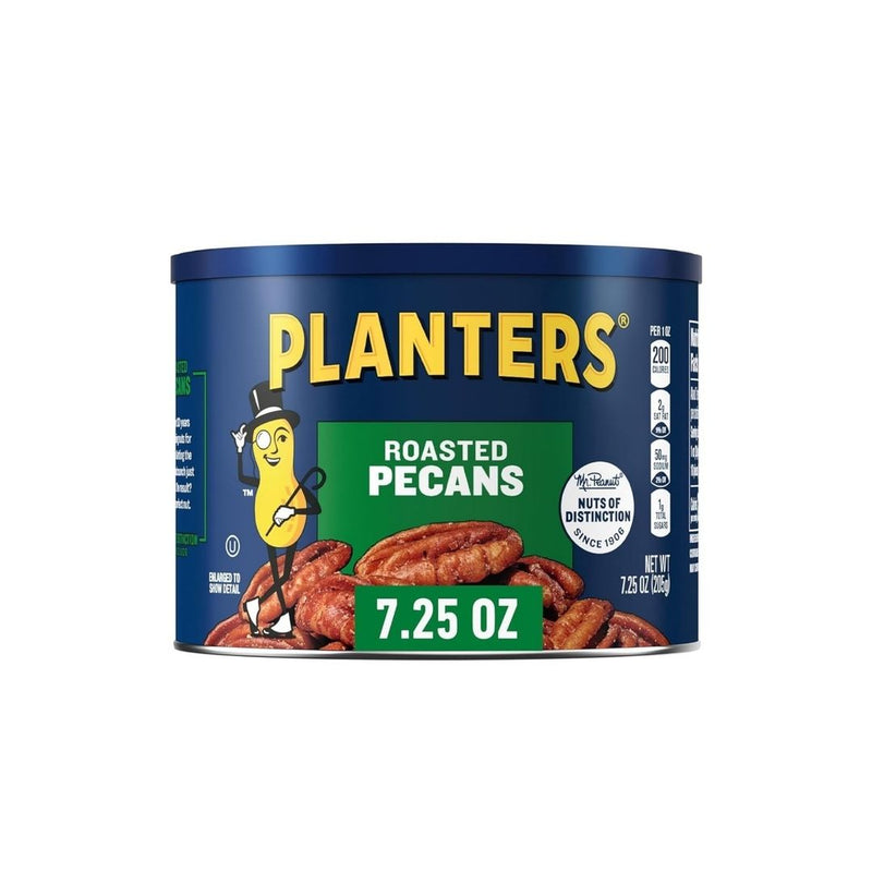 PLANTERS Roasted Pecan Nuts, 7.25oz Canister