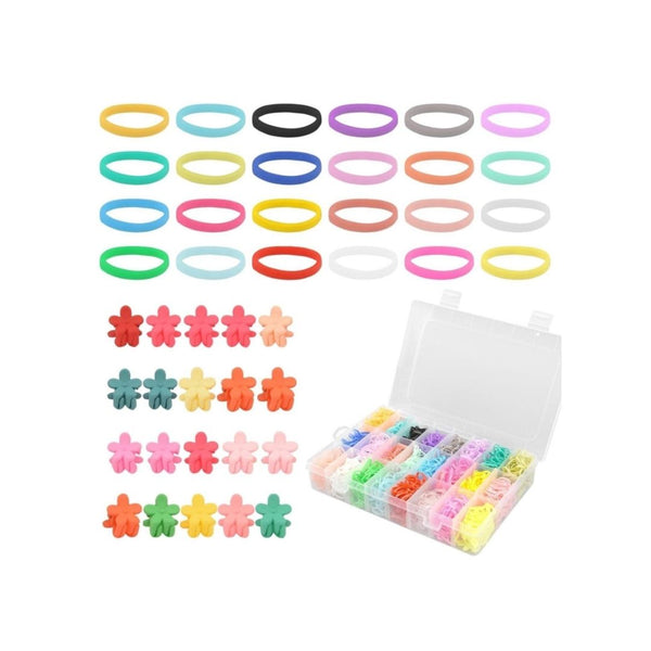 1,500-Pcs Hair Rubber Bands