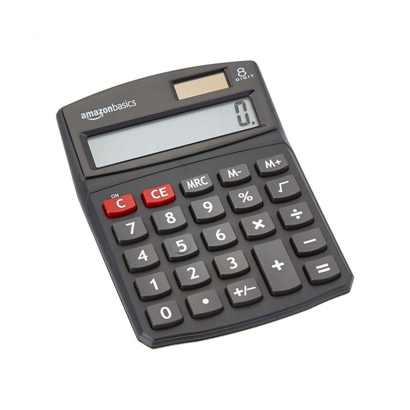Amazon Basics LCD 8-Digit Desktop Calculator