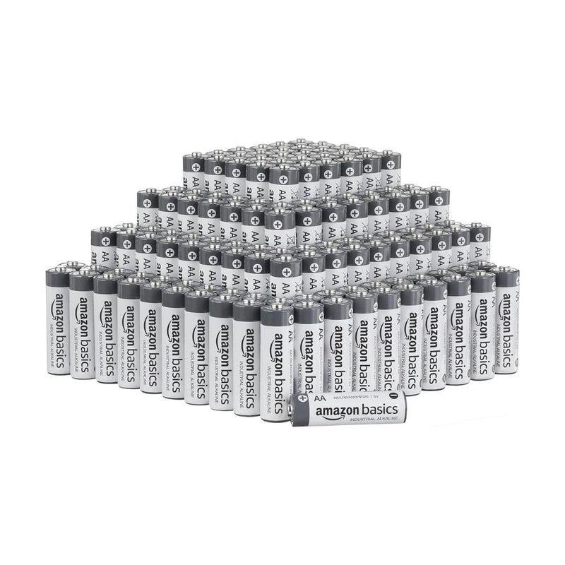 200-Pack AA Alkaline Industrial Batteries