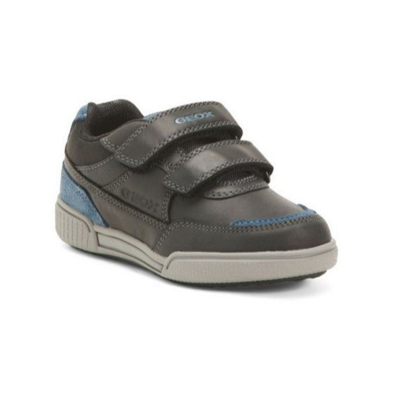 Geox Poseido Leather Velcro Sneakers