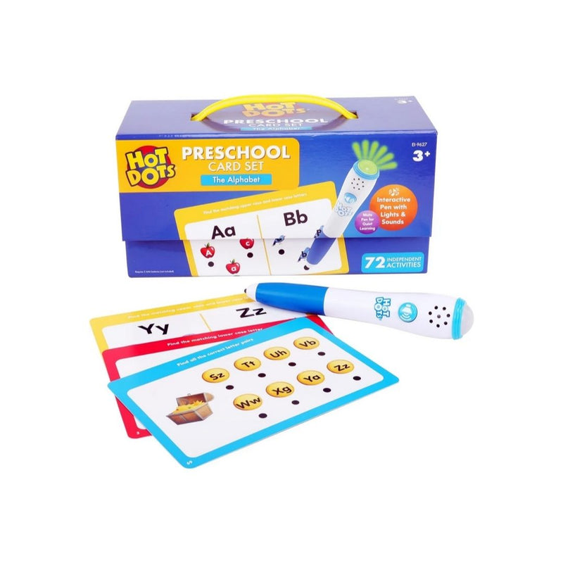 Educational Insights Hot Dots Alphabet Set with 72 Activities & Interactive Pen