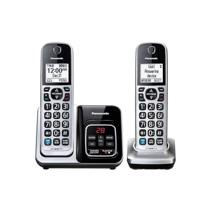 Panasonic Expandable Cordless Phone System, 2 Handsets