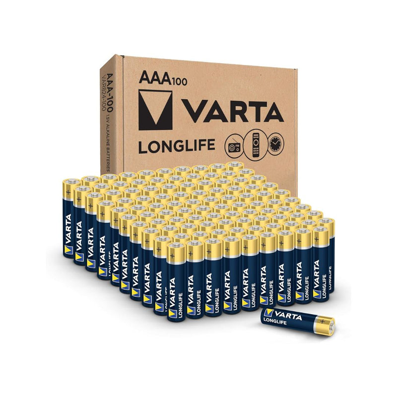 100 Alkaline AAA Batteries