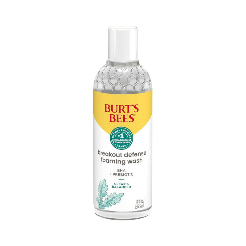 Burt’s Bees Foaming Breakout Defense Foaming Face Wash 8oz Bottle