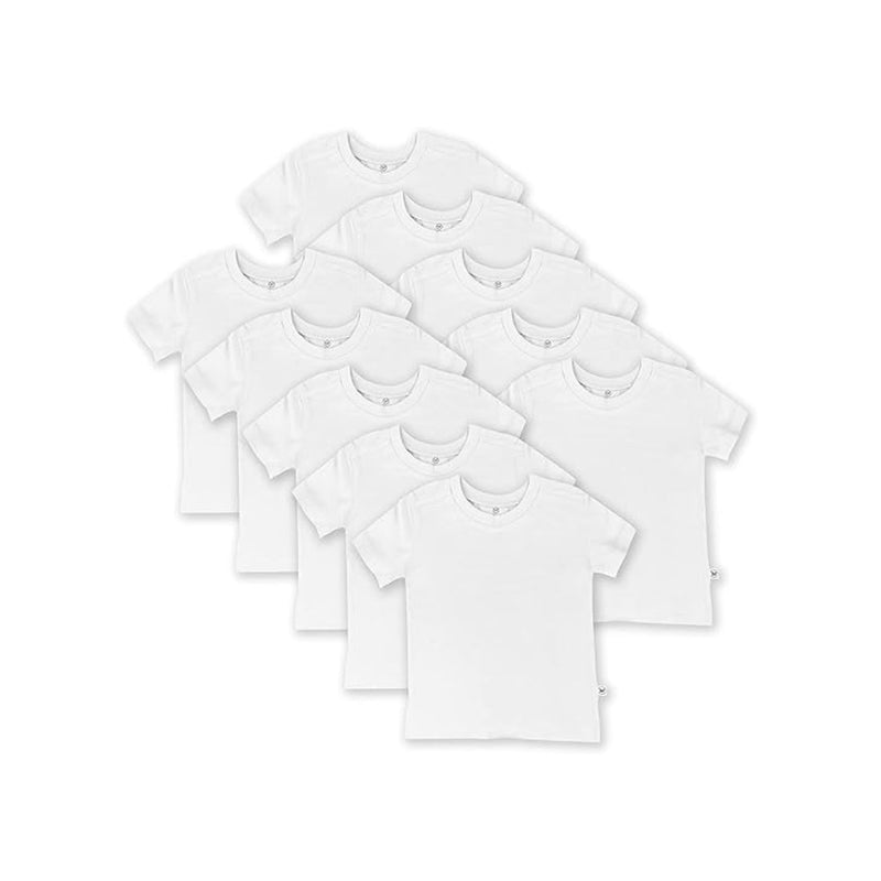 10 HonestBaby 100% Organic Cotton Short Sleeve T-Shirts