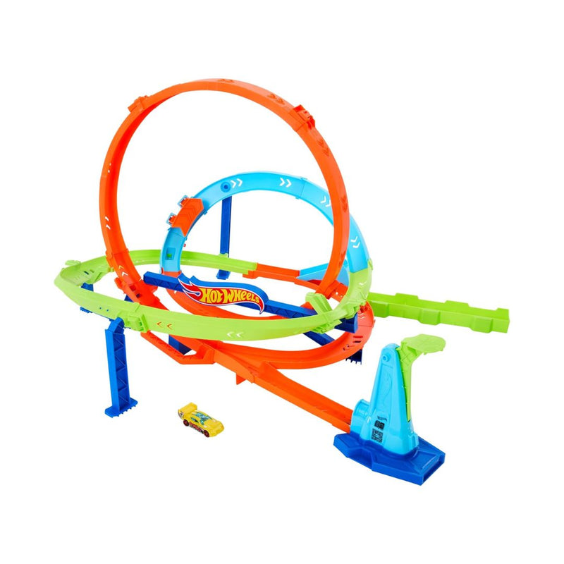 Hot Wheels Toy Car Action Loop Cyclone Challenge Playset