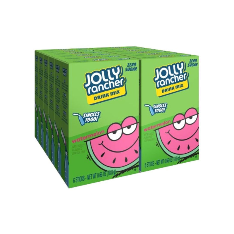 72 Packets of Jolly Rancher Singles To Go Powdered Drink Mix, Watermelon