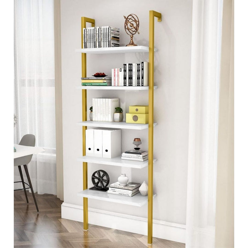 5-Tier Wall Mounted Bookcase