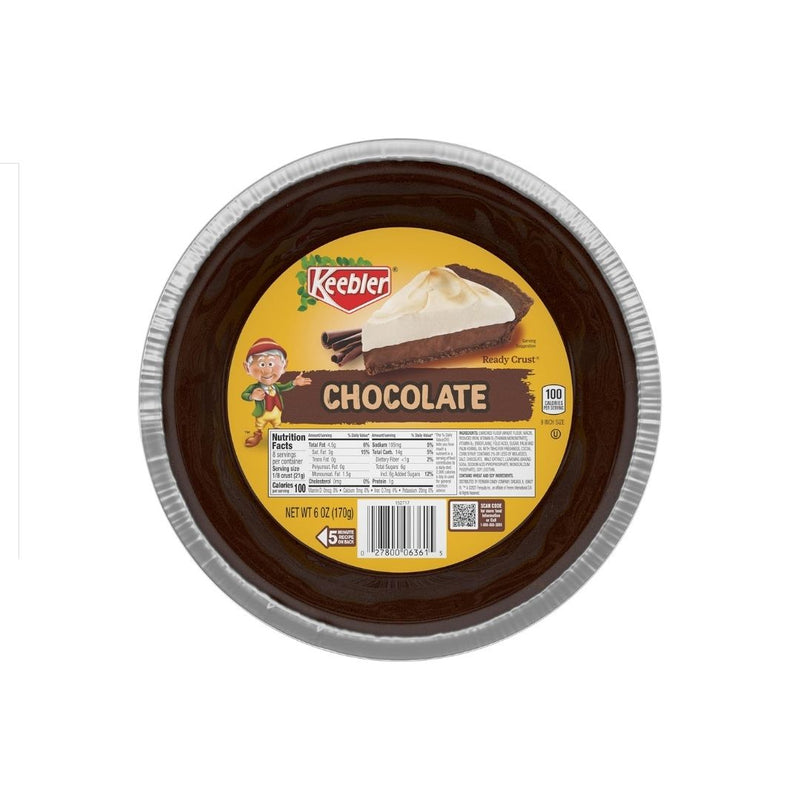 Pack of 12 Keebler Ready Crust 9-Inch Chocolate Pie Crusts