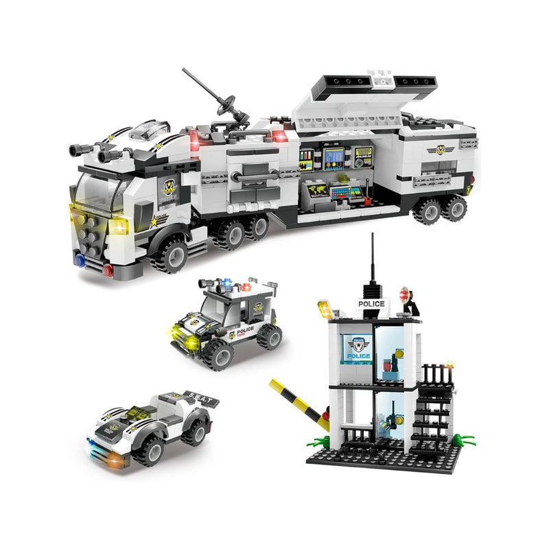 858-Pcs SWAT City Police Building Blocks