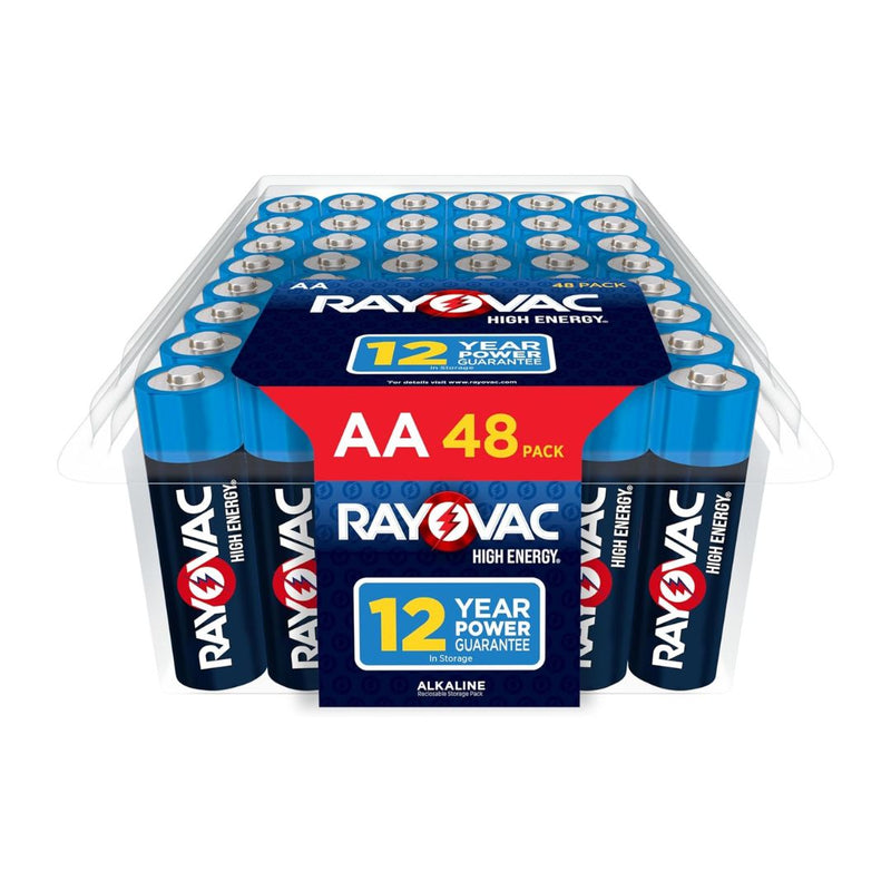 48 Rayovac High Energy AA Batteries