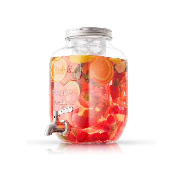 1-Gallon Glass Drink Dispenser