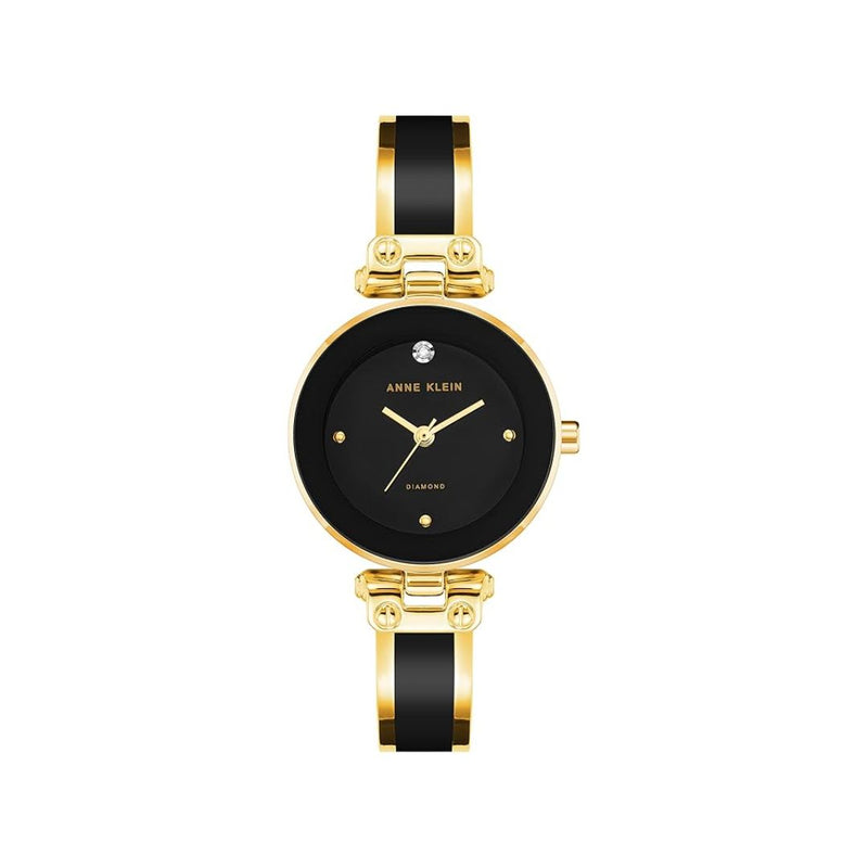 Anne Klein Women's Genuine Diamond Dial Bangle Watch