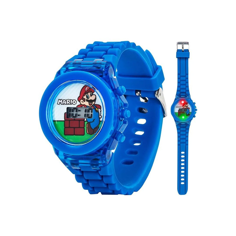 Super Mario Kids' Flashing LCD Digital Watch