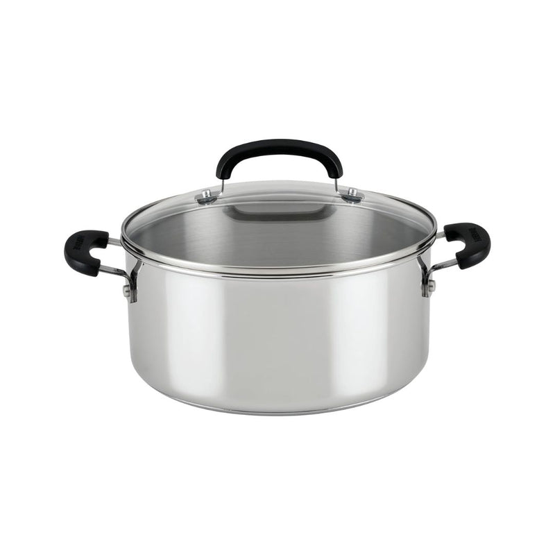 Farberware 5-Qt Dutch Oven/Casserole Pan with Glass Lid