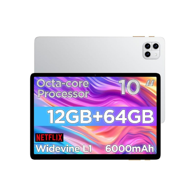 10.1" Android Tablet with 12GB RAM & 64GB Storage