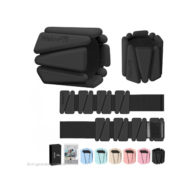2 Pack Adjustable Wrist & Ankle Weights