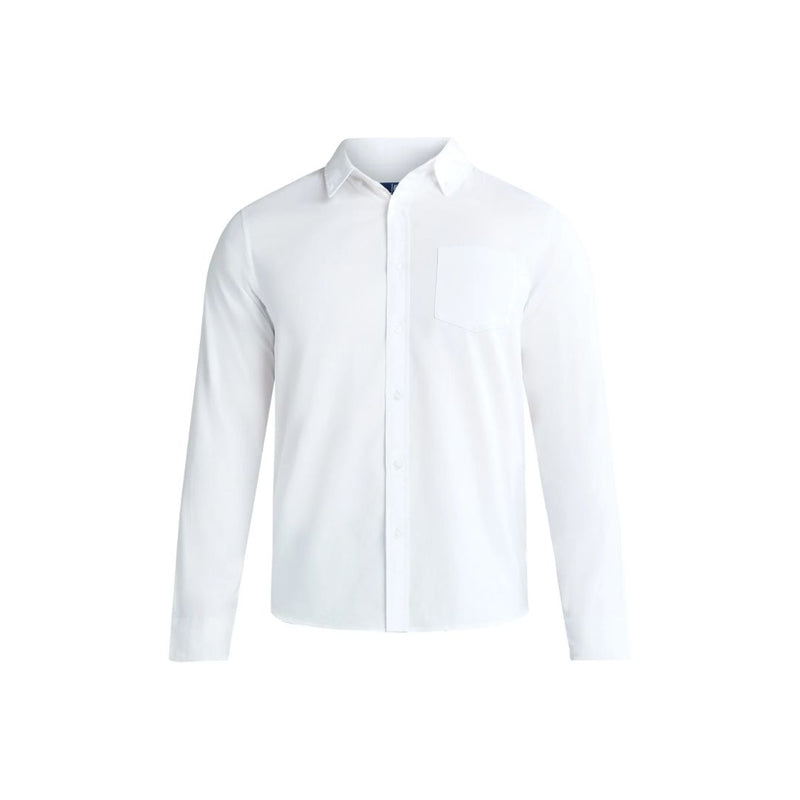 Men's Button Down Poplin Shirt with Long Sleeves (Many Colors)