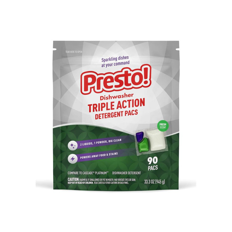 90-Count Presto! Triple Action Dishwasher Pacs