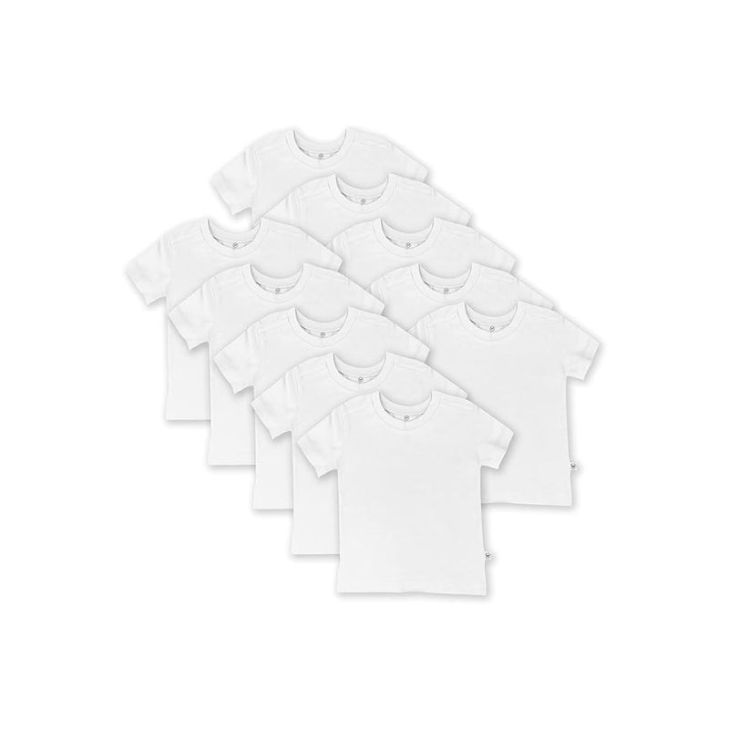 10 HonestBaby 100% Organic Cotton Short Sleeve T-Shirts