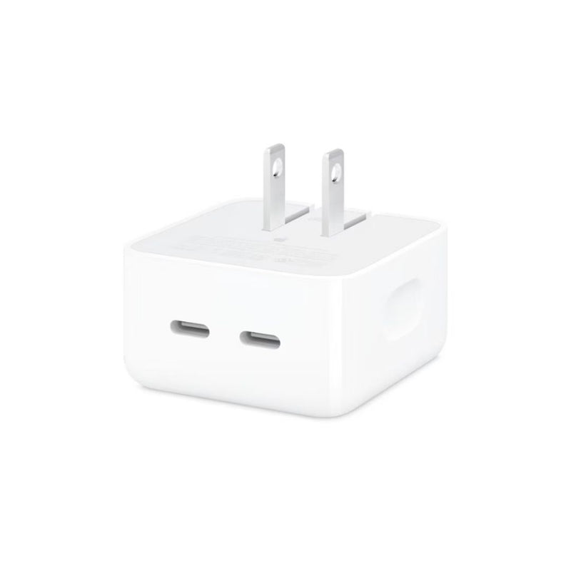 Apple 35W Dual USB-C Port Compact Power Adapter Fast Charger