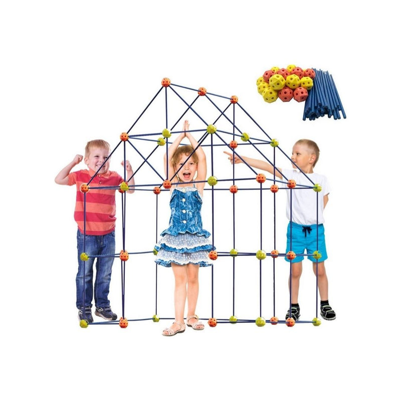 158-Pcs Kids Fort Building Kit