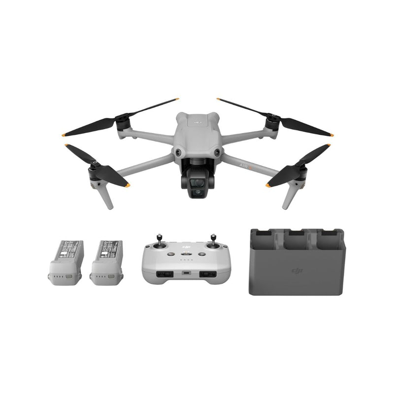 DJI Air 3 Fly More Combo with RC-N2 Remote Controller, 3 Batteries
