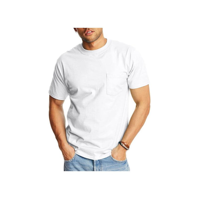 Hanes Men's Heavyweight Pocket T-Shirt