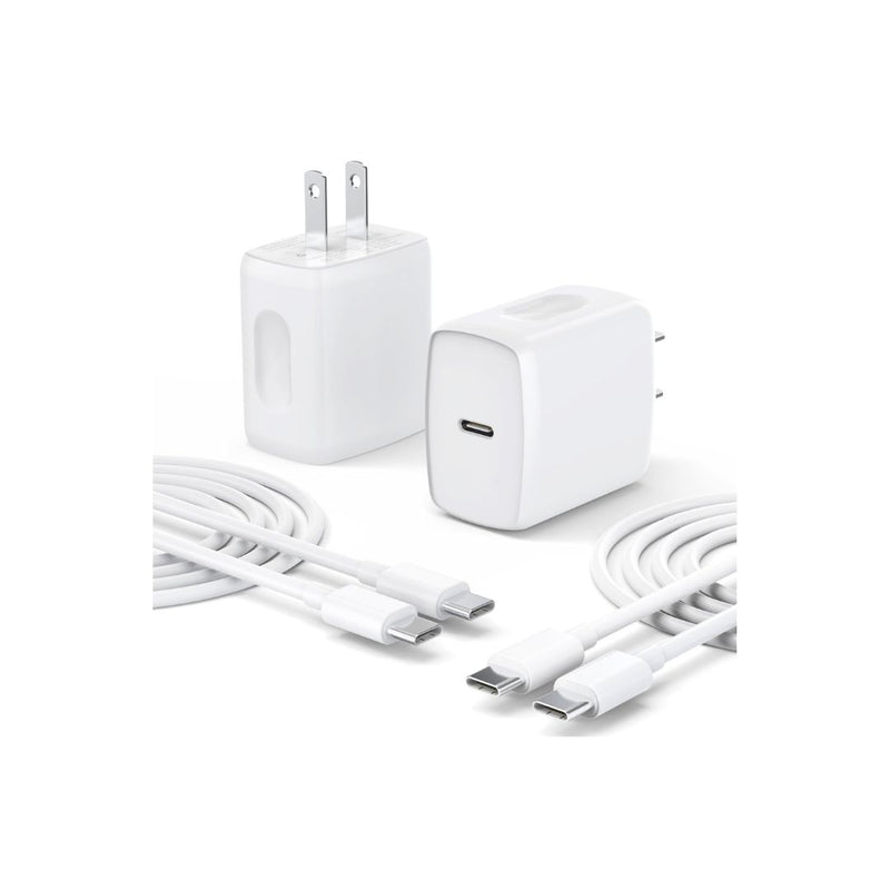 2 Pack USB C Fast Charger with Cables