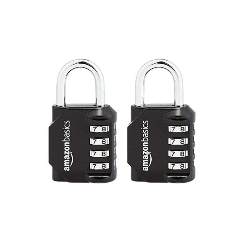 2 Pack Amazon Basics Combination Lock
