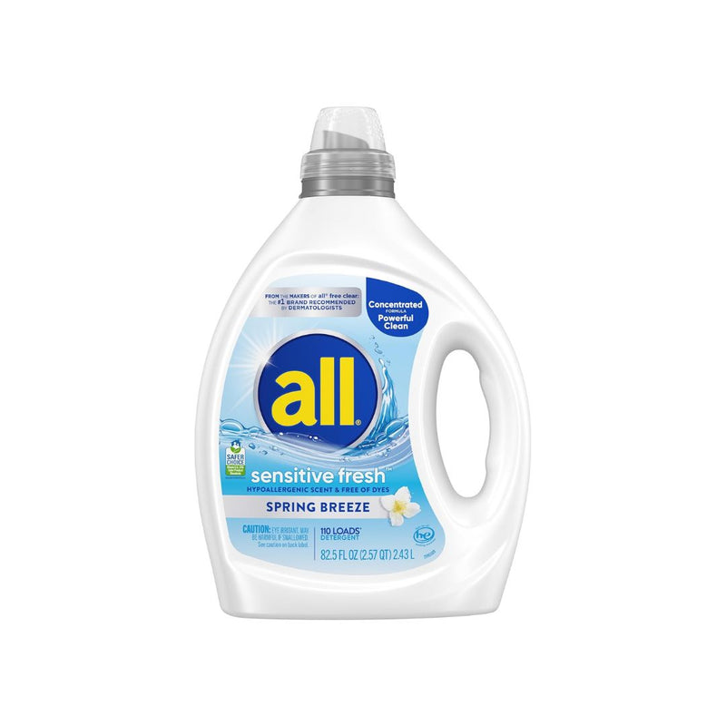 110 Loads all Spring Breeze Scented Liquid Laundry Detergent