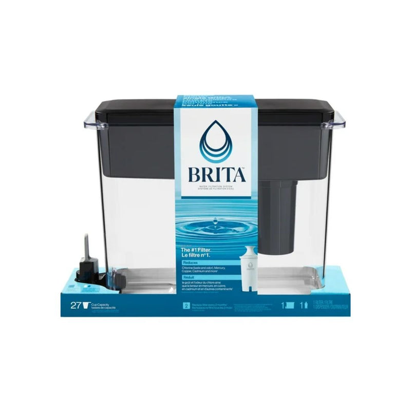 Brita Extra Large Ultramax 27 Cup Filtered Water Dispenser with 1 Standard Filter