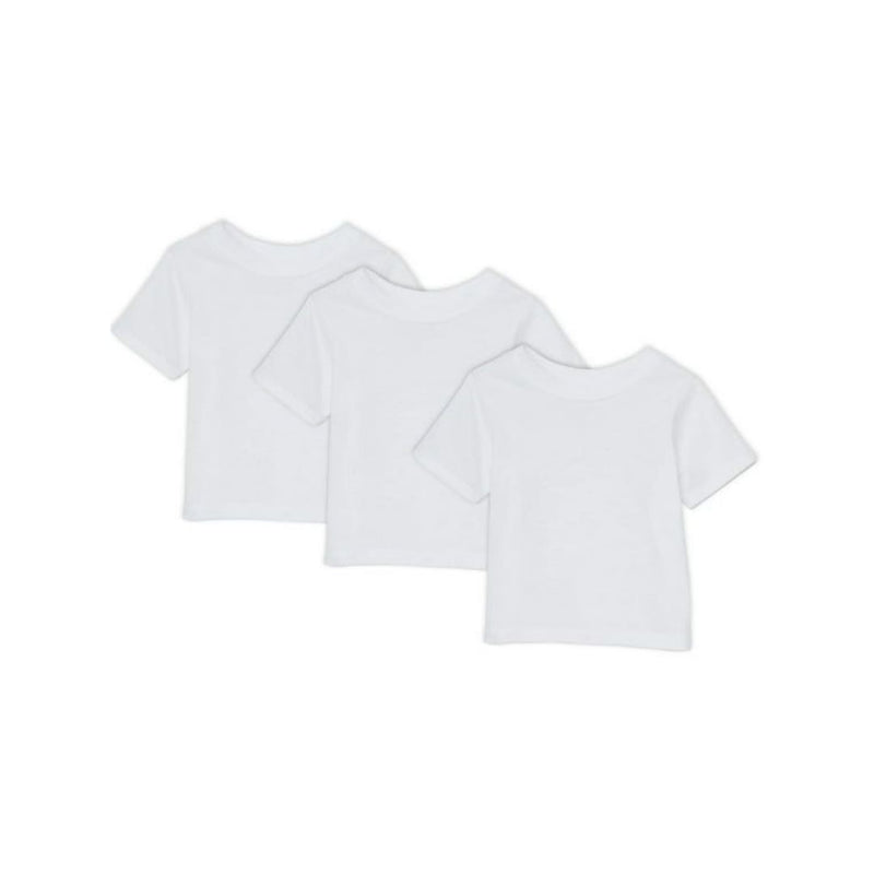 Garanimals Baby 3-Pack Short Sleeve Graphic Jersey T-Shirts