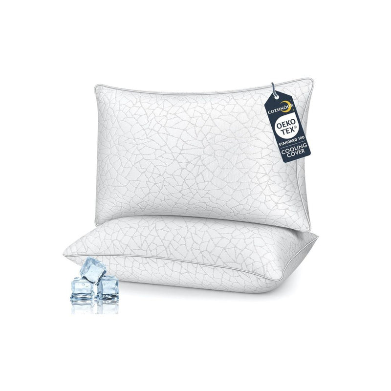2 Pack Cooling Bed Pillows Down Alternative Queen