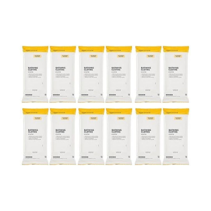 96-Count AmazonCommercial Bathing Cloths