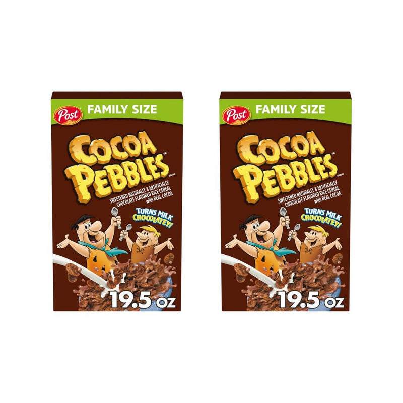 2 Boxes of Cocoa Pebbles Cereal