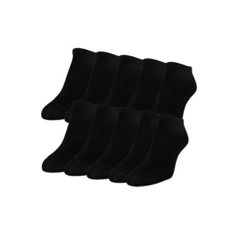 10-Pairs of GOLDTOE Women's Cushion No Show Socks