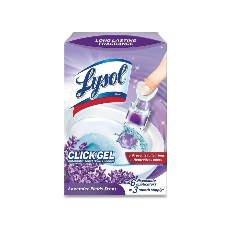 Pack of 6 Lysol Click Gel Automatic Toilet Bowl Cleaner